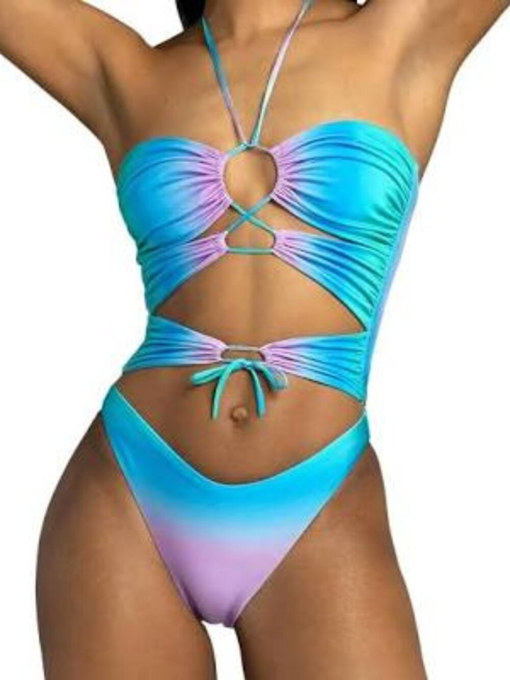 Asherah Swimwear | Calypso One Piece, Lavender Mint